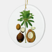 Kokosboomversiering Keramisch Ornament (Links)