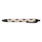 Kokoscocktail met stroperpatroon - zomerstrand zwarte inkt pen (Bodem)