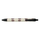 Kokoscocktail met stroperpatroon - zomerstrand zwarte inkt pen (Achterkant)