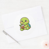 Kokosdrank Koel Ronde Sticker (Envelop)