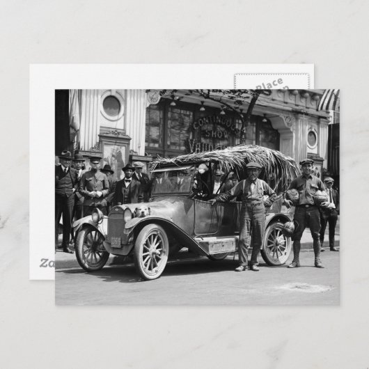 Kokosdruif: 1922 briefkaart (Voorkant / Achterkant)