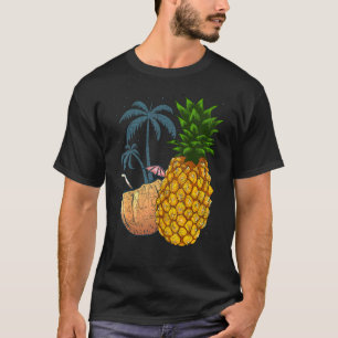 Kokosfruitpalmen Tropische zomervakantie T-shirt