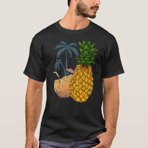 Kokosfruitpalmen Tropische zomervakantie T-shirt