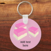 Kokosijsblokken op uw aangepaste kleur - voeg de n sleutelhanger (Voorkant)