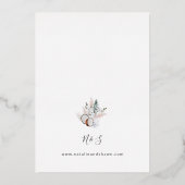 Kokoskoraal en without folie uitnodiging (Achterkant)