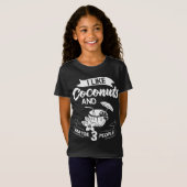 Kokosmelkolie Water Cream Tree Fruit Palm Butte T-shirt (Voorkant volledig)