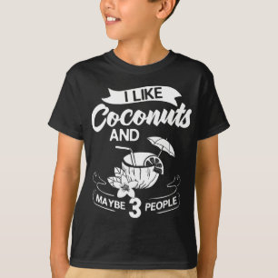 Kokosmelkolie Water Cream Tree Fruit Palm Butte T-shirt
