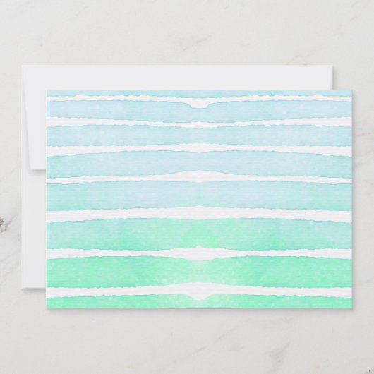 Kokosnoot Aloha - uitnodiging voor tropische geboo (Achterkant)