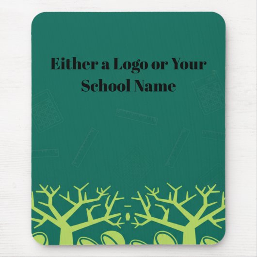 Kokosnoot Baobab Mousepad Muismat (Voorkant)