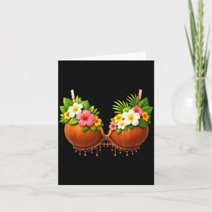 Kokosnoot Beha Halloween Kostuum Doe-Het-Zelf Grap Kaart