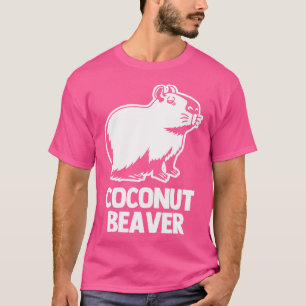Kokosnoot Bever (Capybara) Grappig Gezegde Sarcast T-shirt