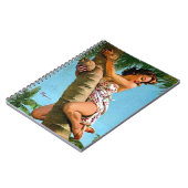 Kokosnoot boom pin-up notitieboek (Linkerzijde)