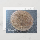 Kokosnoot Briefkaart (Voorkant / Achterkant)