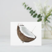 Kokosnoot Briefkaart (Staand voorkant)