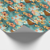 kokosnoot cadeaupapier (Hoek)