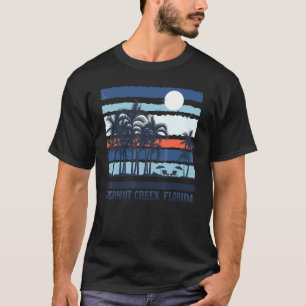  Kokosnoot Creek Florida Summer 80s Beach Sou T-shirt