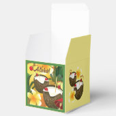 Kokosnoot Drinken Luau Party Favor Box Bedankdoosjes (Geopend)