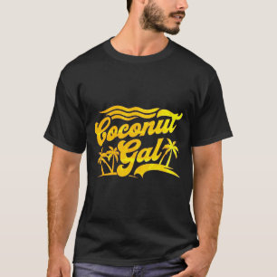 Kokosnoot Gal – Tropical Palm Tree Summer Design T-shirt