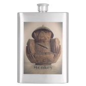 Kokosnoot gesneden aap bank Retro Tiki Kitsch Flacon (Voorkant)