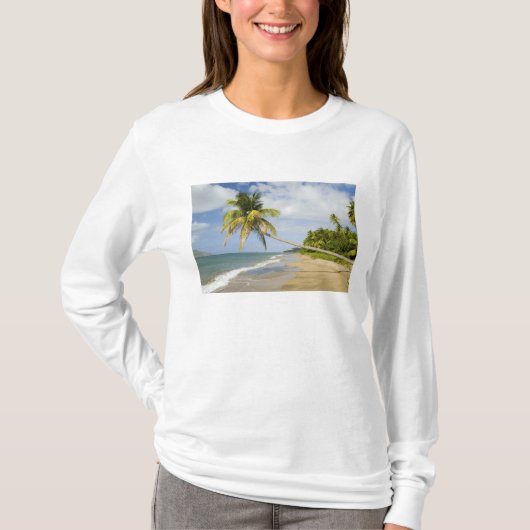 Kokosnoot Grove Beach in Cades Bay, met St. 2 T-shirt (Voorkant)