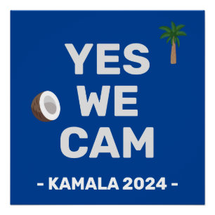 Kokosnoot Harris 2024 Ja We Cam Perfect Poster