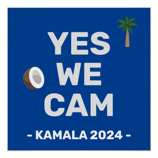 Kokosnoot Harris 2024 Ja We Cam Perfect Poster (Voorkant)