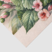  kokosnoot hibiscus bloem decoupage tissuepapier (Detail)