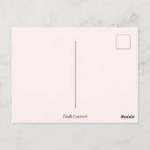 Kokosnoot karnemelktaart recept briefkaart (Achterkant)