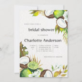 Kokosnoot limoen Vrijgezellenfeest Kaart (Voorkant)