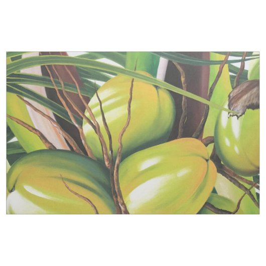kokosnoot palm tropisch stof (Fat Quarter)