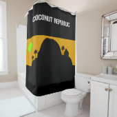 Kokosnoot Republiek nr. 2898 Douchegordijn (In situ)