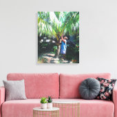 Kokosnoot Shade 2014 Canvas Afdruk (Insitu (Woonkamer))