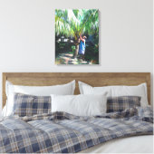 Kokosnoot Shade 2014 Canvas Afdruk (Insitu (Slaapkamer))