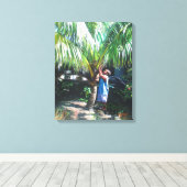 Kokosnoot Shade 2014 Canvas Afdruk (Insitu (Houten vloer))