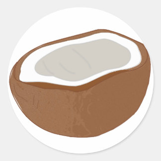 Kokosnoot Sticker