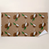 Kokosnoot Strandlaken (Voorkant)