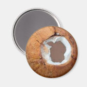 Kokosnoot Waterverf - Magneet (Voorkant / Achterkant)