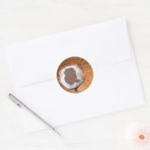 Kokosnoot Waterverf - sticker (Envelop)