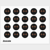 Kokosnoot Zomer Vakantie Kokosnoten Bra Halloween  Ronde Sticker (Vel)