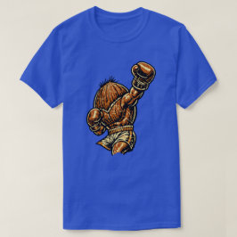 Kokosnoot Zwaargewicht Bokser — Vintage Retro Vech T-shirt