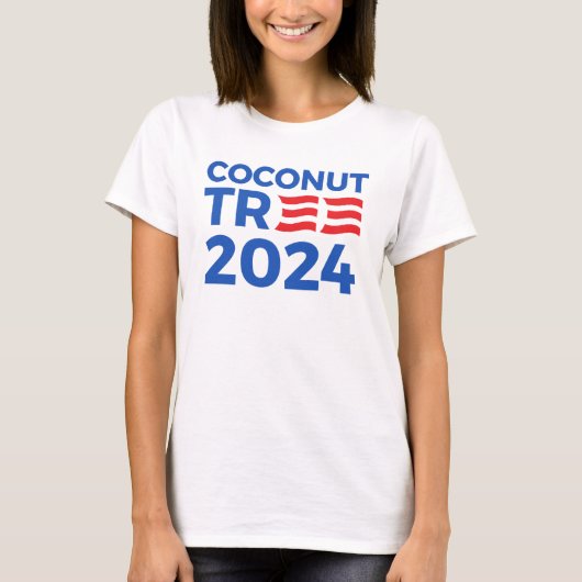 Kokosnootboom 2024 t-shirt (Voorkant)