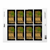 Kokosnootboom Aloha Wine Craft Label (Full Sheet)