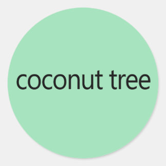 Kokosnootboom Kamala Harris Quote 2024 Ronde Sticker