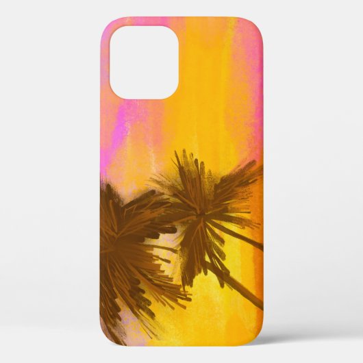 Kokosnootboom, tropisch zomerthema. Case-Mate iPhone case (Achterkant)