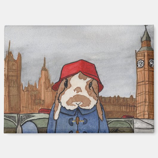 Kokosnoot's Adventures: April Magnet 3.5 "x2.5" (Voorkant)