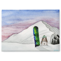 Kokosnoot's Adventures: Januari Magnet 3.5 "x2.5"