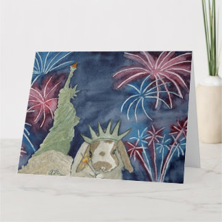 Kokosnoot's Adventures: juli Wenskaart 8,5 "x11" Bedankkaart