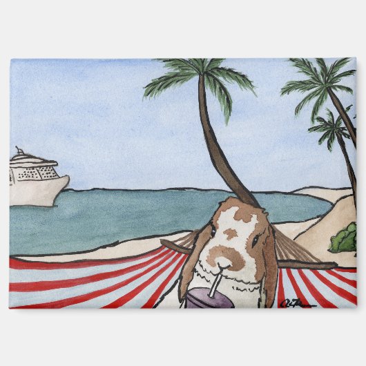 Kokosnoot's Adventures: June Magnet 3.5 "x2.5" (Voorkant)