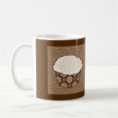 Kokosnotaart, Japanse wervelachtergrond Koffiemok (Links)