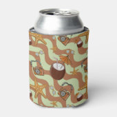 Kokosnoten & Camera's Vakantie Mode Koelboxxen Blikjeskoeler (Blikje Voorkant)